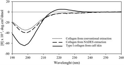 Extraction of Biocompatible Collagen From Blue Shark Skins Through the Conventional Extraction Process Intensification Using Natural Deep Eutectic Solvents